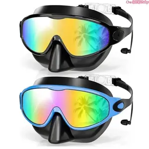 (useful)2026 Kids Swim Goggles (2-Pack) - Silicone Swimming Goggles with Wide Panoramic HD Vision, Anti-Fog, UV Protection, Soft Nose Cover, Leak-Free Comfort, Hair-Friendly Quick Adjust Clips, Secure Fit for Ages 3-14,summerwins,bathingsuitwomenset