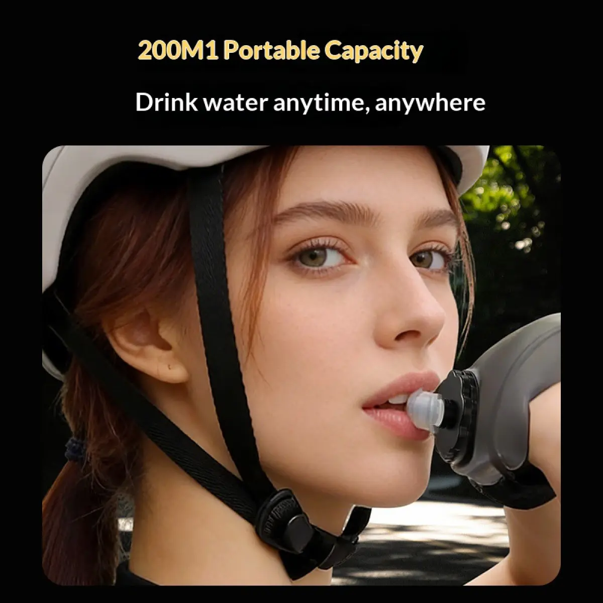 Wearable Silicone Running Water Bottle - Food-Grade Soft Collapsible Wrist Water Cup, Portable Outdoor Sports Hydration Flask for Cycling, Hiking & Fitness