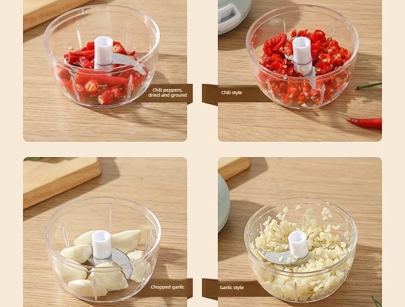 Manual garlic grinder, garlic mincer, garlic pounder, small household kitchen meat grinder