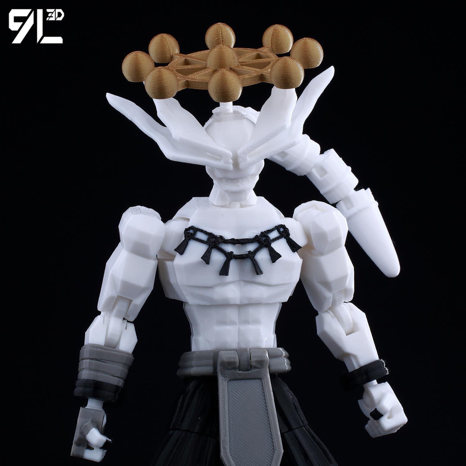 9L 3D Printed One Piece Roronoa Zoro Lucky Dummy 13 Movable Shapeshift Action Figures Mannequin Toys for Anime Lovers
