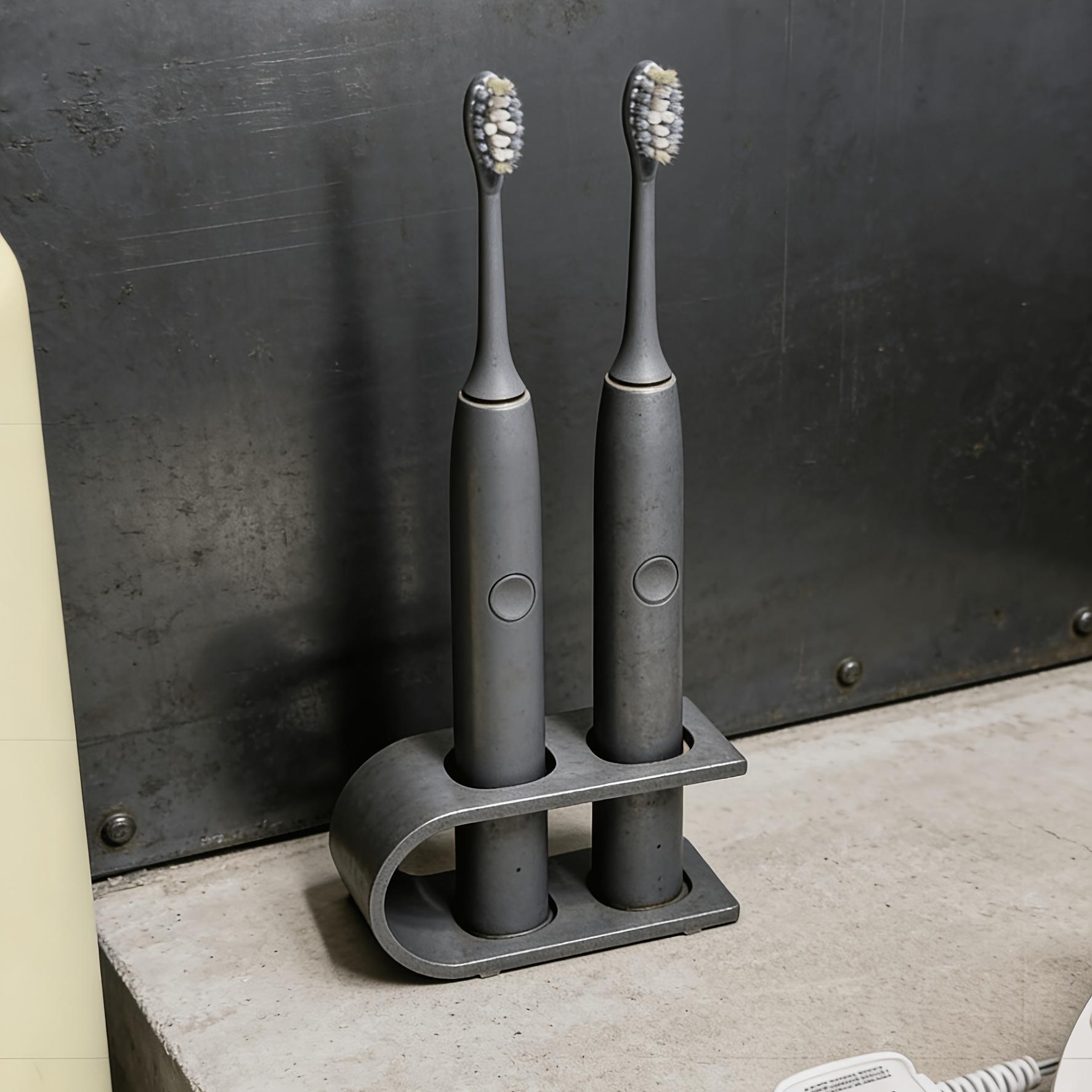 3D Printed Toothbrush Holder, Desktop Bathroom Toothbrush Storage Stand, Countertop Hygienic Toothbrush Rack