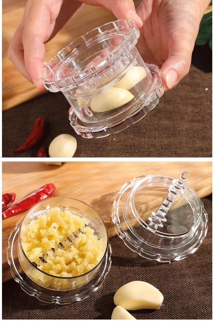Garlic press, garlic grinder,crusher, chopper peeler mincer, kitchen utensils