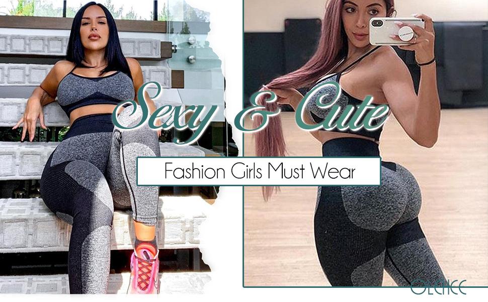 Women’s Workout Sets 2 Piece - Seamless Yoga Leggings and Cross-Strap Sports Bra Gym Outfits Activewear Matching Set Women’s Workout Sets 2 Piece - Seamless Yoga Leggings and Cross-Strap Sports Bra Gym Outfits Activewear Matching Set