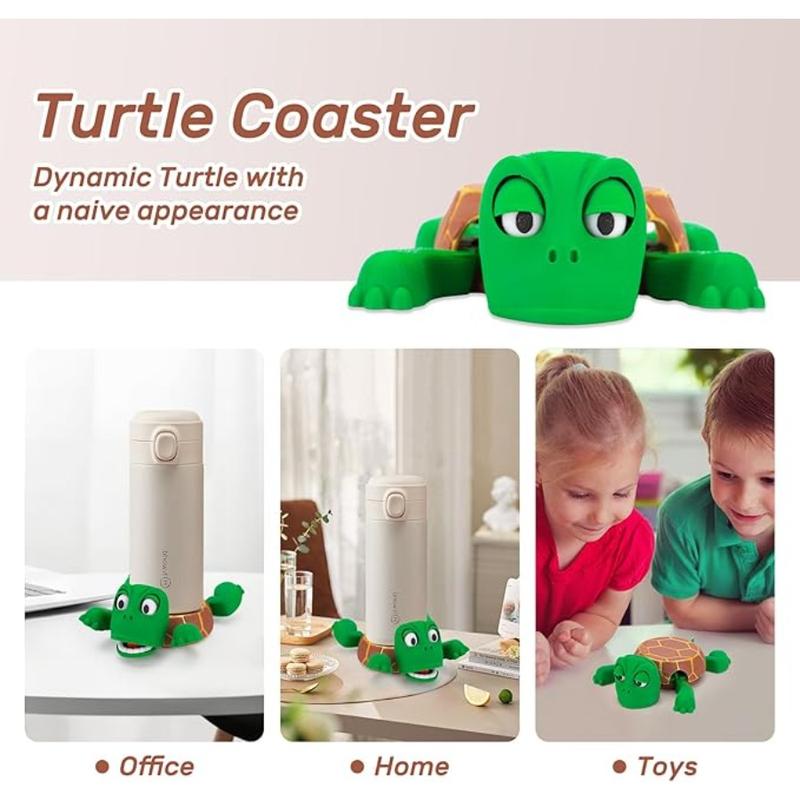 Turtle Coaster with Fun Expressions, Adjustable Legs and Face, Ideal Gag Gift for Turtle Lovers, Quirky Home Decor and Stress Relief Toy, Quirky Turtle Coasters Turtle Coaster with Fun Expressions, Adjustable Legs and Face, Ideal Gag Gift for Turtle Lovers, Quirky Home Decor and Stress Relief Toy, Quirky Turtle Coasters