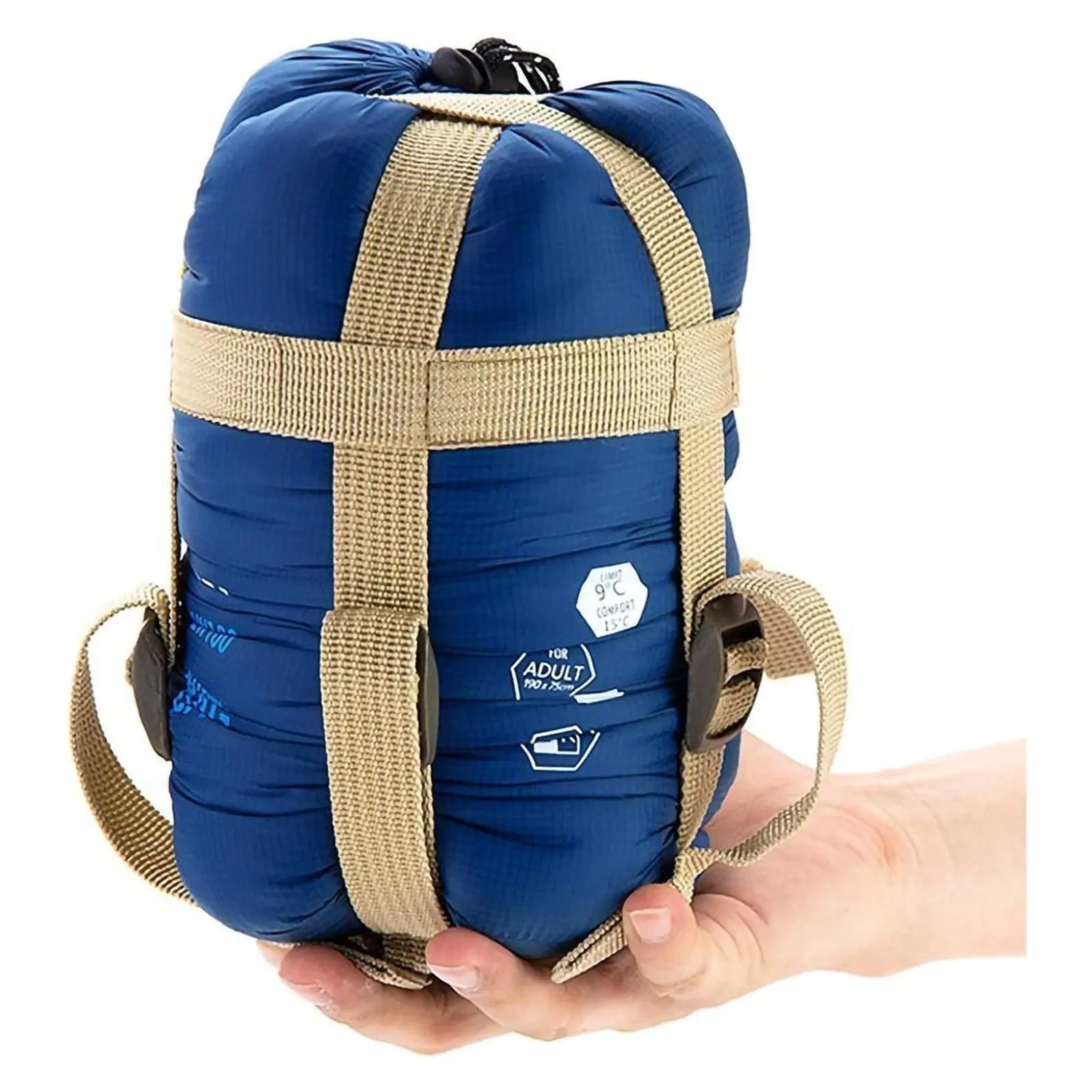 Warm Weather Sleeping Bag - Portable, Waterproof, Compact & Lightweight, Comfortable with Compression Sack - Ideal for Outdoor Camping, Backpacking & Hiking - 83 L x 30" W Fits AdultsGift