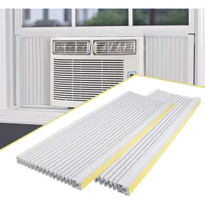 Air Conditioner Side Panel Kit for Window AC Units, Fits Up to 17" H x 10" W,Double Layers Window AC Side Panels Kit for Window Air Conditioner  Screen,2 Pack