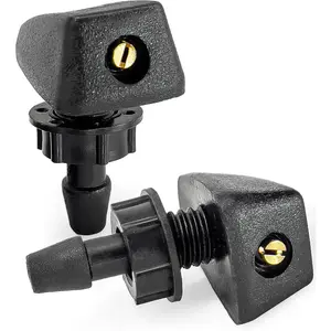 Windshield washer nozzles 2-Pack, Adjustable Wiper water Sprayers, Fits     - Windscreen washer jets  accessories