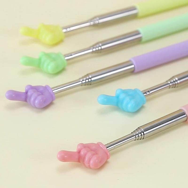 Telescopic Teacher Pointer, 1 Count Mini Telescopic Classroom Pointer, Retractable Hand Indicator Rod, Suitable for Teachers, Classroom Supplies, Office Accessories