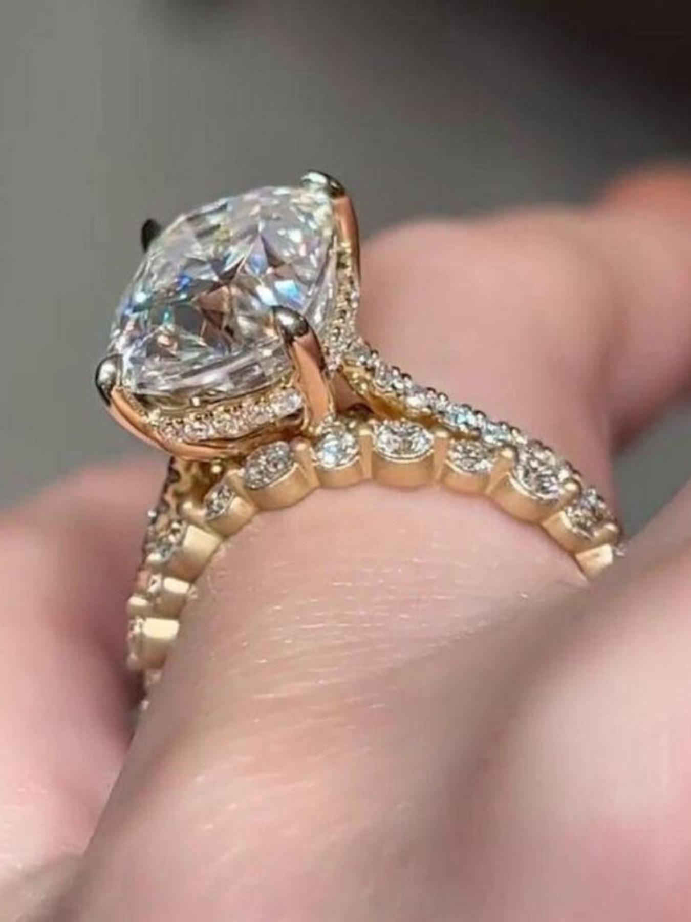 Elegant Women's Fashion Rings Set, Classic Style with Zirconia Decoration, Perfect for Valentine's Day, Weddings, Birthdays & More