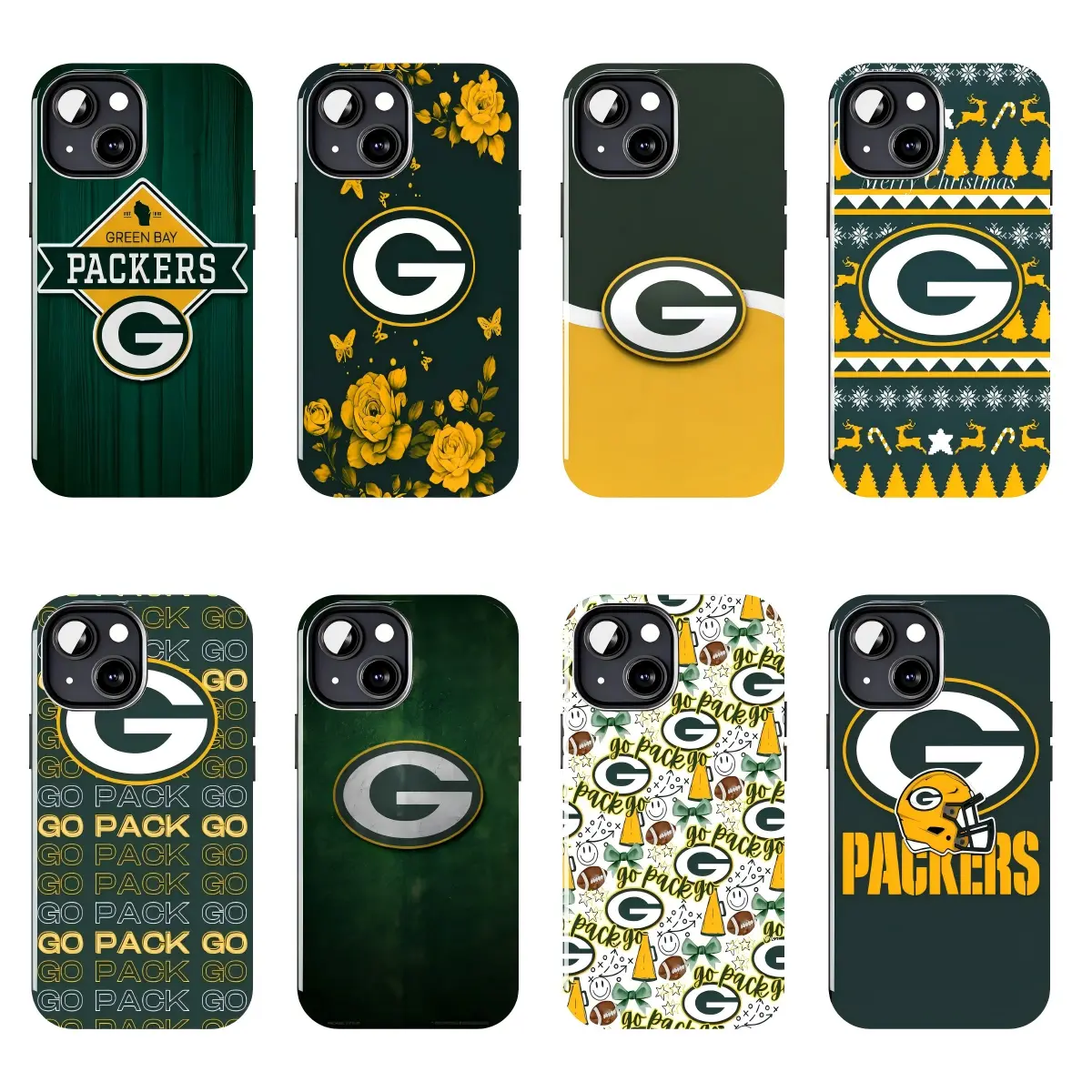 Green Bay Packers Phone Case Suitable for iPhone 18-11 Pro Max/Plus and  Samsung Galaxy S23-25
