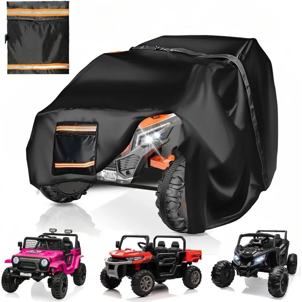 Power Wheels Cover Waterproof all Weather,Kids Ride on Truck Toy Outdoor Storage Electric Car Wagon Cover Tarp Accessories,ATV SUV UTV Tarp,Universal Fit