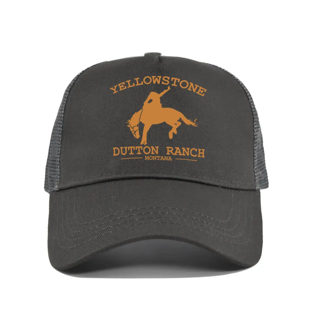 Best-selling Yellowstone baseball cap, screen-printed Yellowstone mesh cap, printed duckbill cap, unisex washable breathable sun hat Best-selling Yellowstone baseball cap, screen-printed Yellowstone mesh cap, printed duckbill cap, unisex washable breathable sun hat