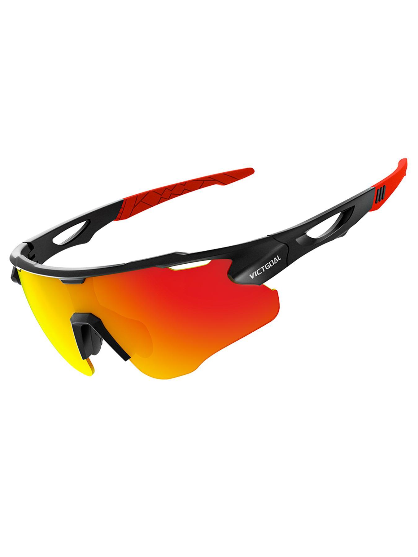 Cycling Sunglasses, Polarized Sunglasses, Outdoor Sports Sunglasses for Men & Women, UV400 Protection Bicycle Eyewear, MTB Road Bike Eyeglasses