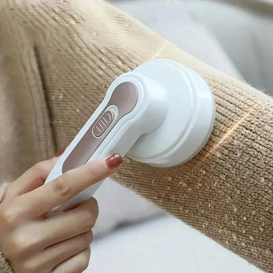 Electric Fabric Shaver, USB Rechargeable Lint Remover, Power Hairball Trimmer, LED Display Pilling Remover For Clothes, Bedding, Furniture, Carpets, Sofas, And More – Portable Fuzz & Lint Cleaner, Cleaning Tool