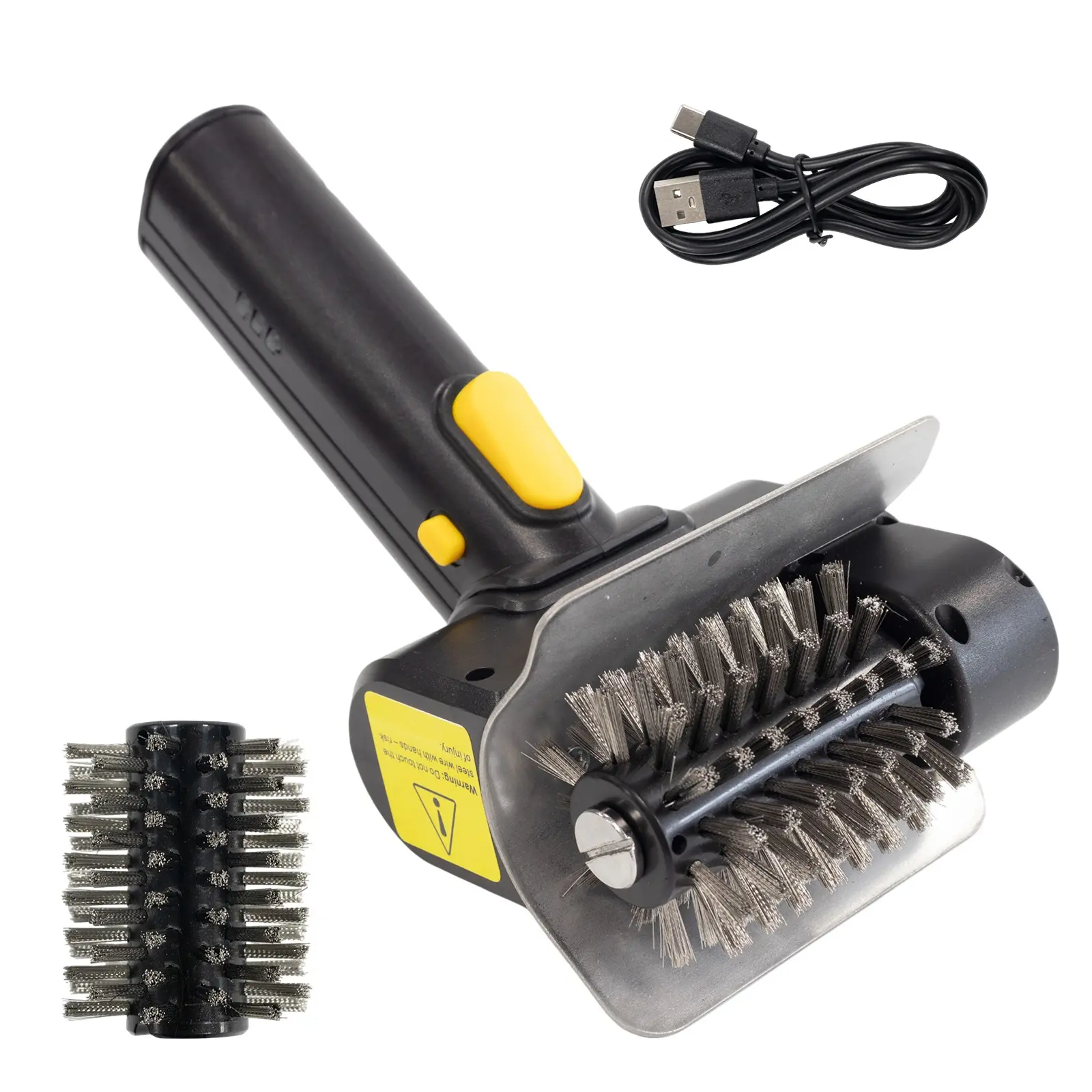 Wireless Charging Electric BBQ Brush, Lazy Man BBQ Cleaning Tool, Home Use Electric BBQ Brush, Outdoor BBQ Essential, Quick Grill Cleaner, BBQ Tools