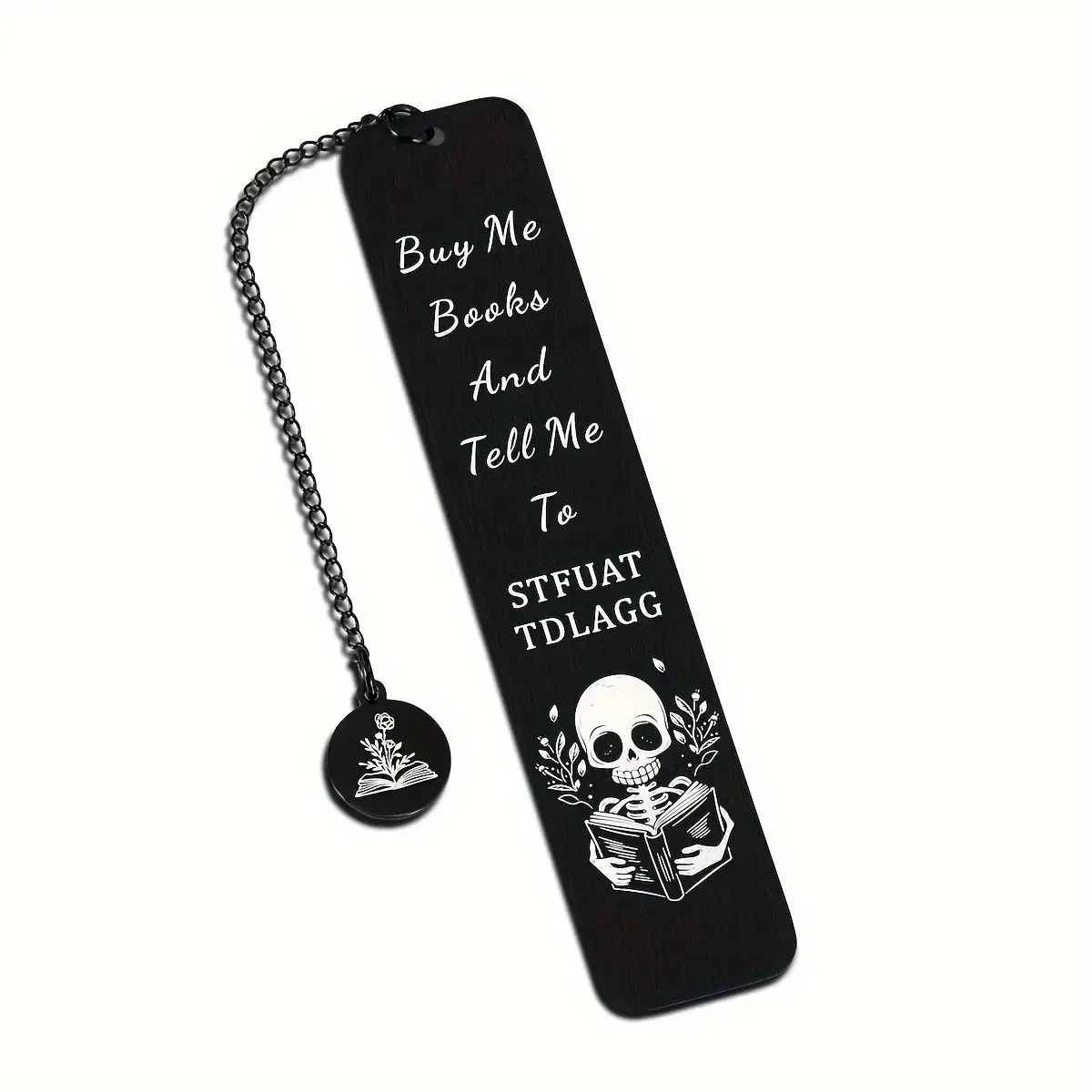 1/20pcs Stainless Steel Funny Bookmark for Men and Women, Book Lovers Friendship Gifts, Christmas Stocking Gifts, Bookworm Gifts, Reading Lovers Gifts, Christmas Thanksgiving Book Day Funny Gifts, Party Gifts, Book Accessories