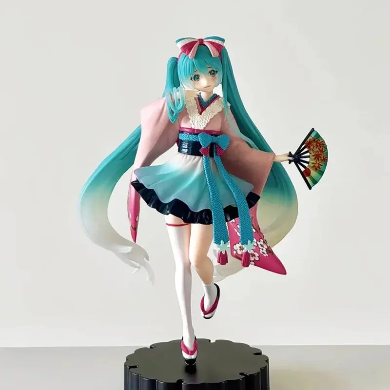 New 18cm Anime Figure Sexy Character Ornaments Neo Tokyo Series Kimono Kawaii Car Decoration Collectible Model Gift