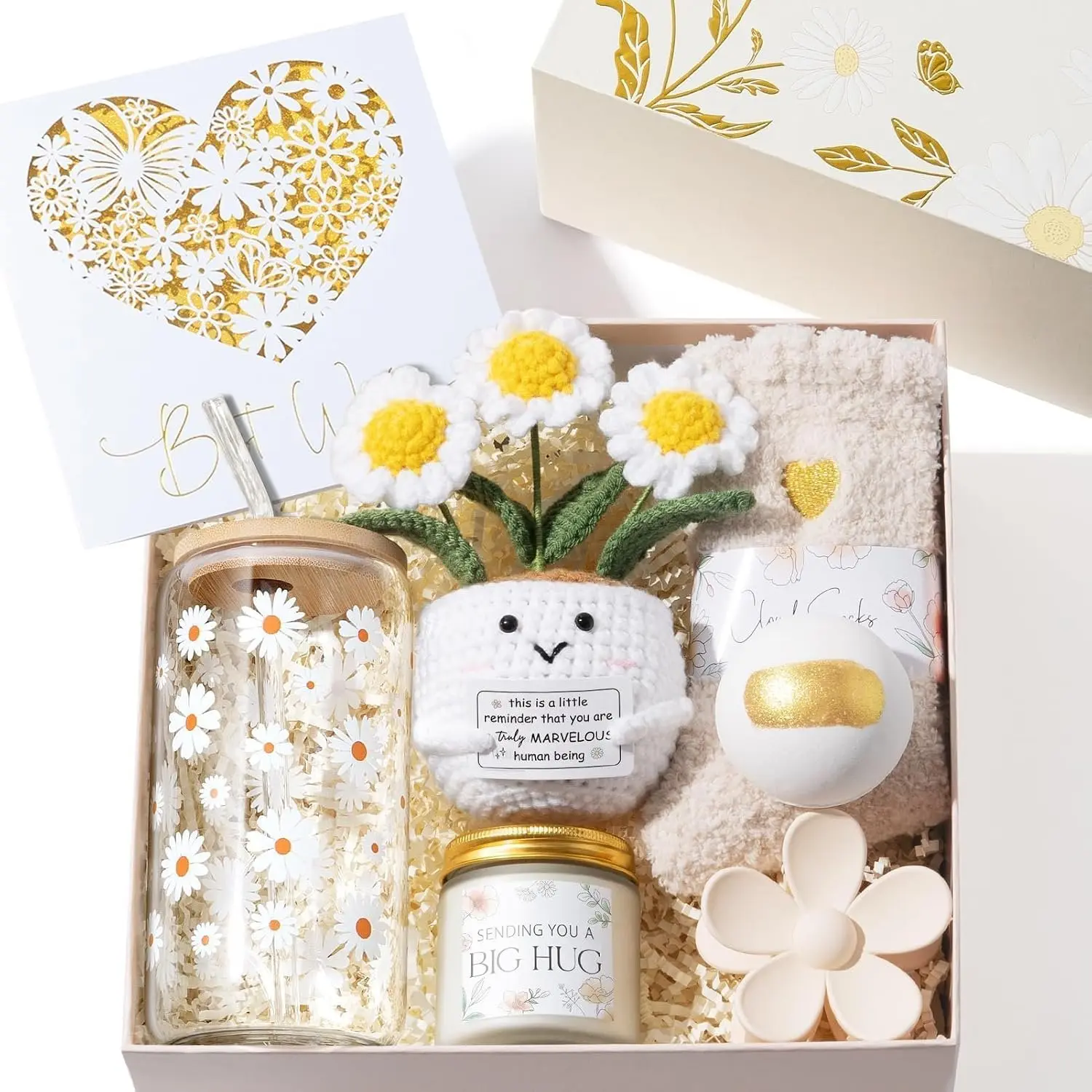 Self Care Package Get Well Soon Gifts Basket for Women Birthday Gifts Set | After   Thinking of You Gifts, Inspirational Christmas  Gifts for Women Teen Girls  Sister Mom Her