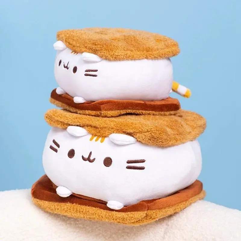 Soft Plush Kawaii Look Animal Cat Biscuit Peluche Gift Pushin Toy, 15-22cm Stress Relief Item, Cute Gift for Girls, Toys & Hobbies Classic Novelty Product, 15Cm, Animal Doll
