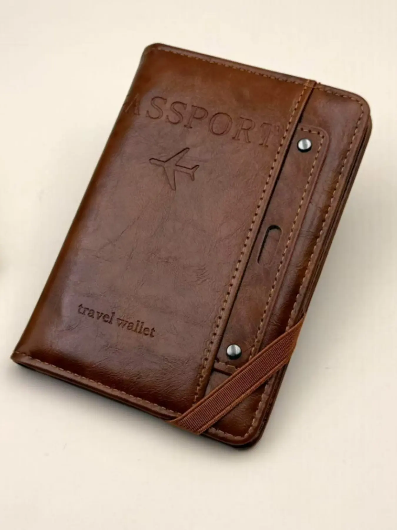 Multi-Functional Anti-Theft Passport Holder, Ticket and Card Organizer, Secure Travel Accessory, Essential for Business and Leisure Trips
