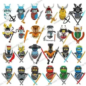 Ninja Masters of Spinjitzu Jay Cole Kai Zane Lloyd Building Block Ninja Motorcycle Figure Bricks Kids Toys For Children Gift