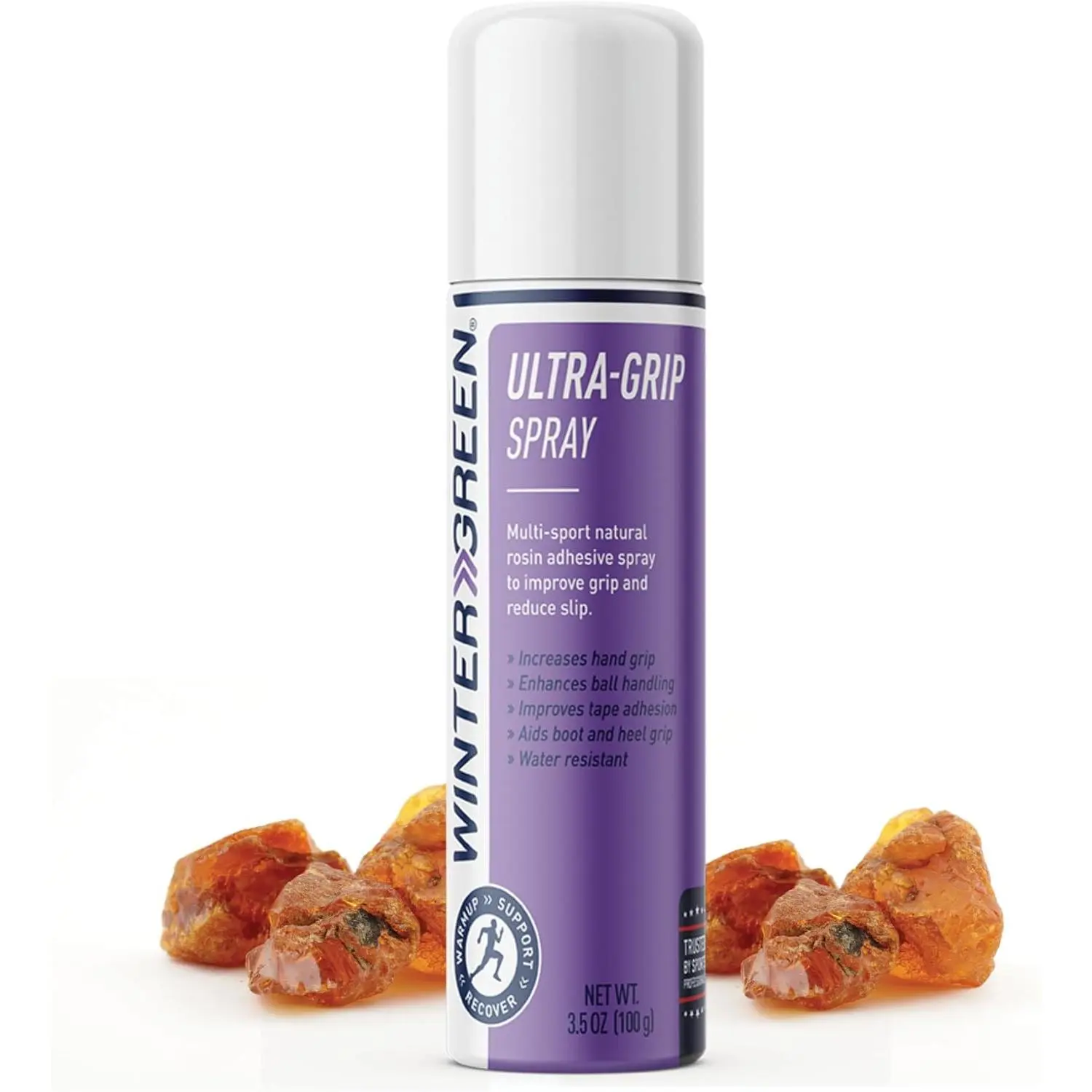 Wintergreen Ultra Grip Spray, 3.5oz – Long-Lasting Grip Solution, Pole and Tack Spray for Sports, Adhesive for Secure Tape Strapping, Rosin Spray for Enhanced Traction and Ball Handling