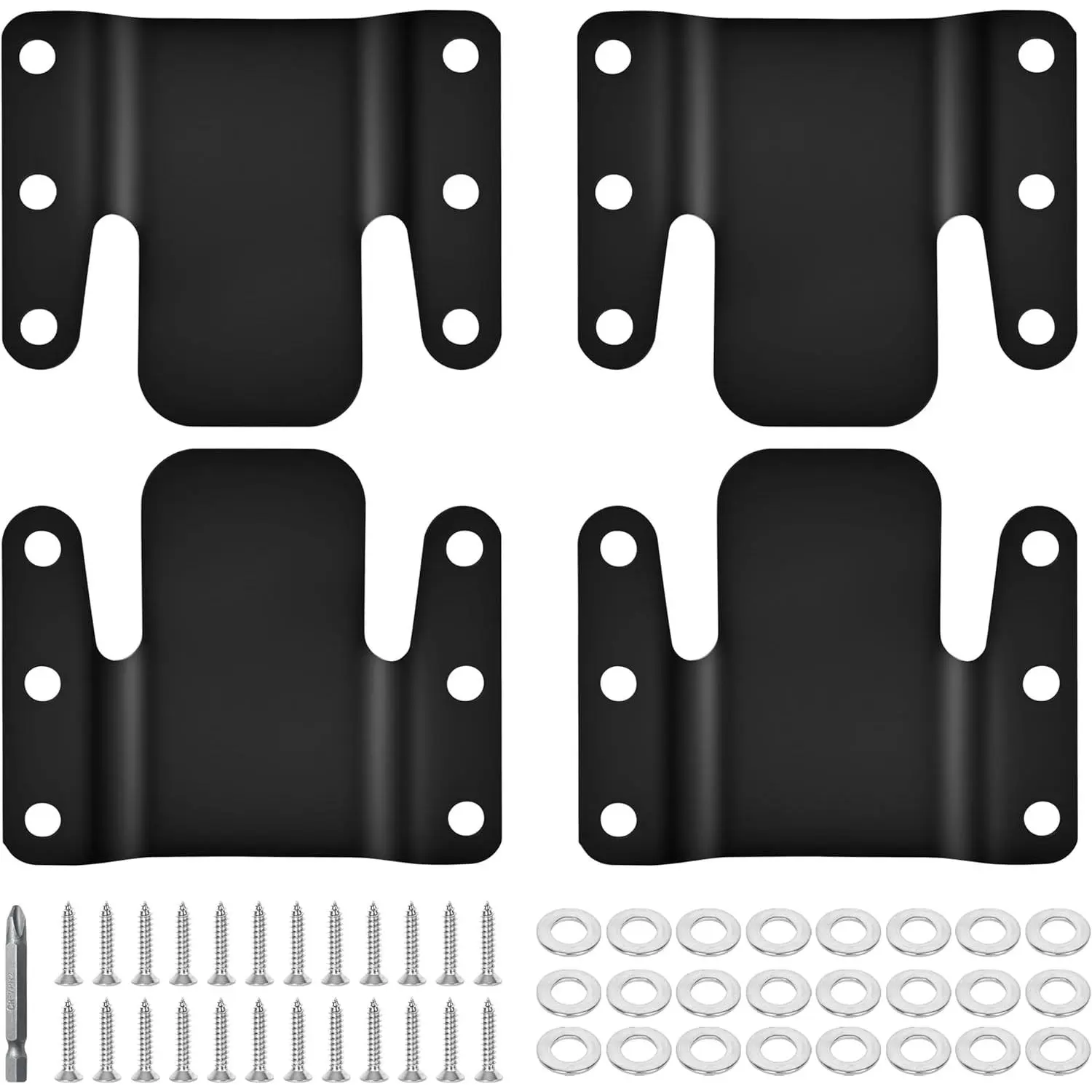 4 Pcs Universal Interlocking Sectional Sofa Couch Connectors Sofa Connector Bracket