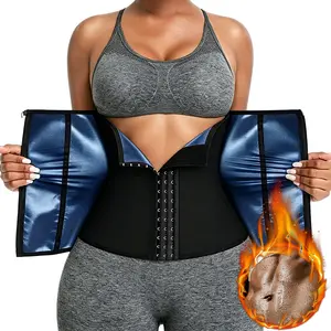 Women's Tummy Control Waist Trainer Corset with Zipper Compression Sweat Waist Trimmer for Women Workout Belt Corset Shapewear Hourglass Waist Training Corset Hourglass Waist Trainer Body Shaper