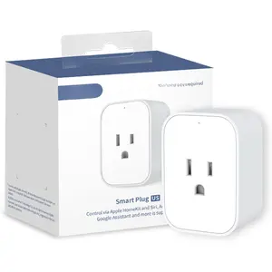 Zigbee  Plug with Energy ,Overload Protection,Scheduling and Voice Control, 15A Outlet Compatible with Alexa,  Assistant, and  HomeKit Compatible