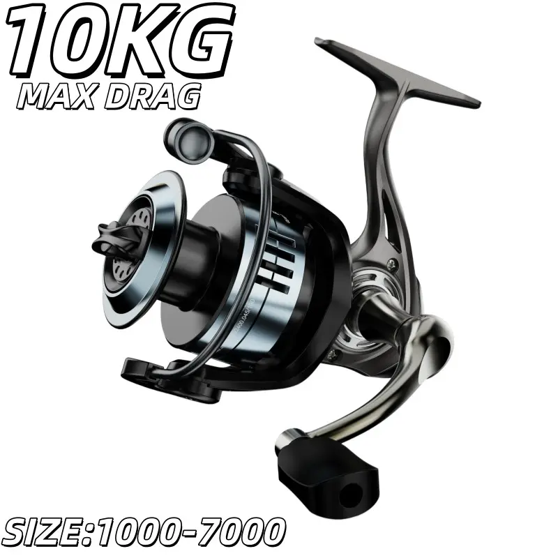 High-Quality Bg1000-7000 Series Fishing Reel, Ultra-Smooth Metal Line Cup, Comfortable Grip, Lightweight Design, Precision Crafted for Fishing