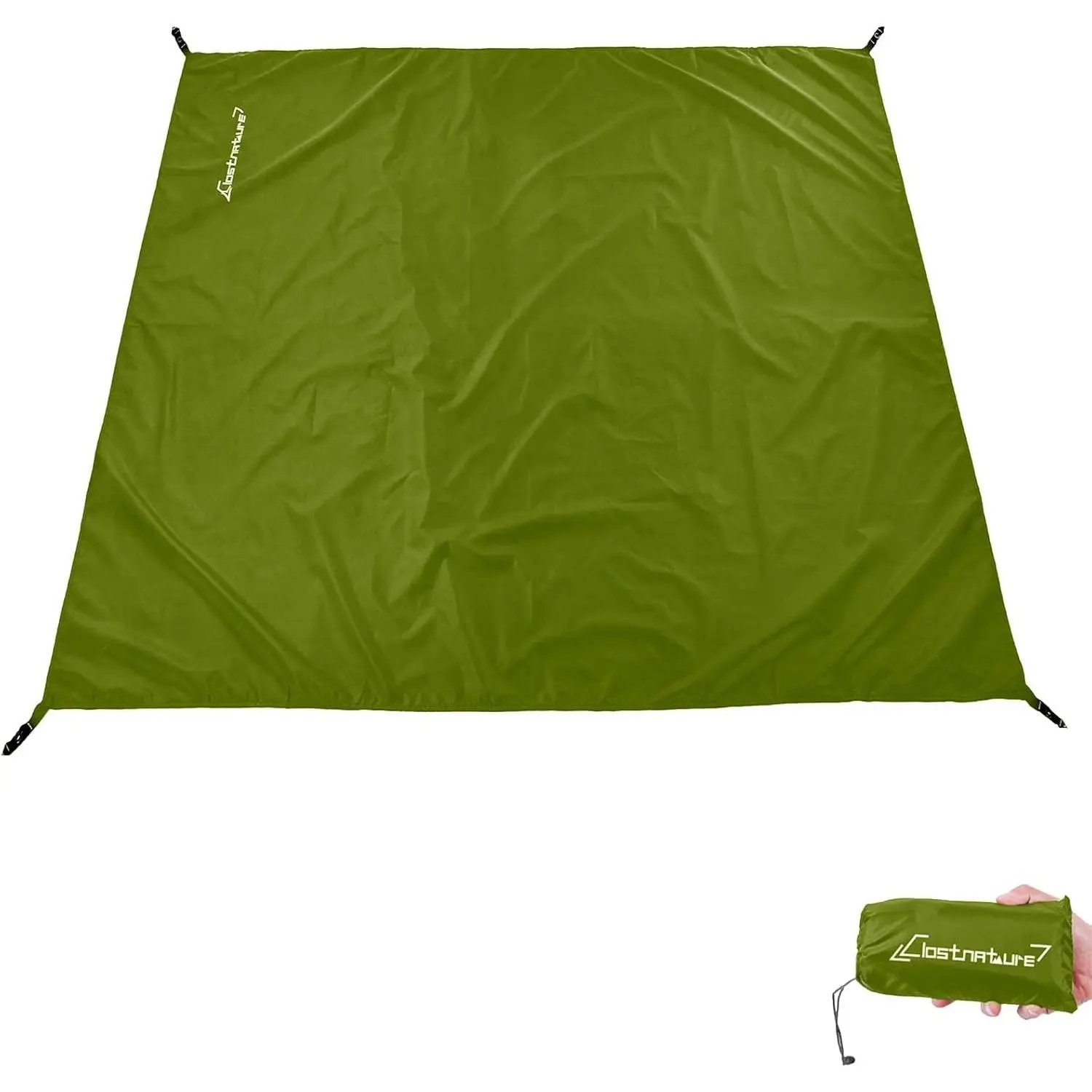 Unisex Heavy-Duty Waterproof Tent Footprint, Outdoor Ground Saver Gear for Hiking/Camping, Ultralight Multi-Size Ground Sheet Mat with Sealed Seams and Storage Bag