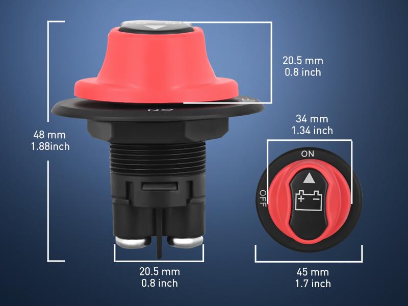 Nilight 50A ON/OFF Disconnetc Battery Switch