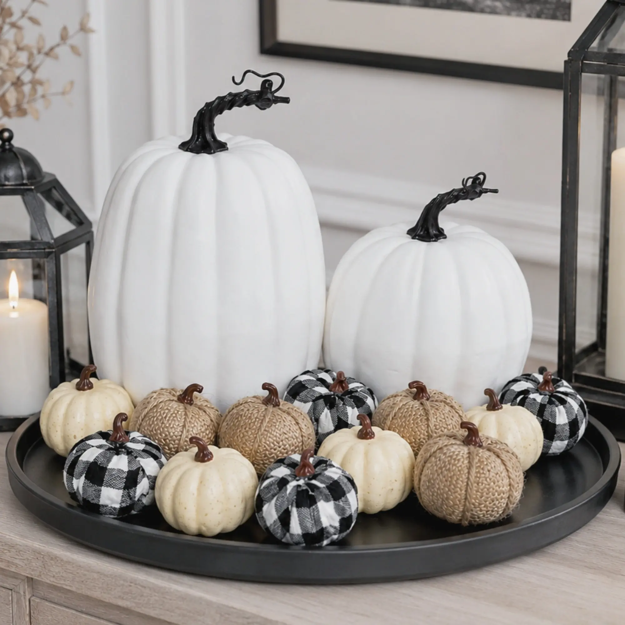 14 PCS Artificial Pumpkins Home Decoration Set, Decorative Ornaments, Artificial Vegetables Harvest Decor, Fall Harvest Home Decoration, Halloween, Christmas, Autumn Theme, Seasonal Centerpiece, Porch, Dining Room, Living Room, Bedroom & Garden Decor