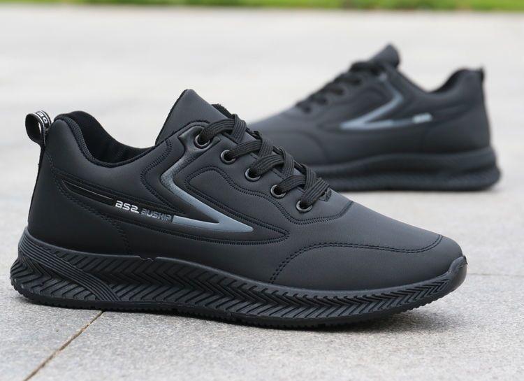 (New)New 2026 Autumn Breathable Casual Running Black Sneakers for Men, Ideal for Dropshipping And Sports Fashion
