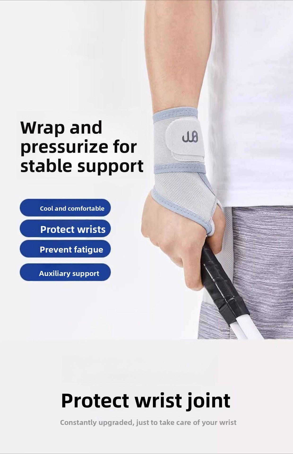 Sports Bracer Thin Strap Pressurized Stable Tendon Sheath Wrist Badminton Basketball Fitness Bracer