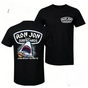 Men's shark Graphic Print Cotton Short Sleeve T-Shirt, Classic Crew Neck Casual Tee, Lightweight Breathable Comfortable Top for Summer Daily Wear, Gym, Travel, Beach, Streetwear # ComfyWear # OOTDInspo