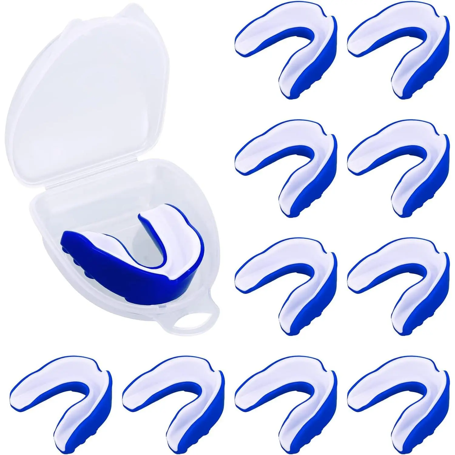SportsFrienda Adult Mouth Guards for Sports with Case