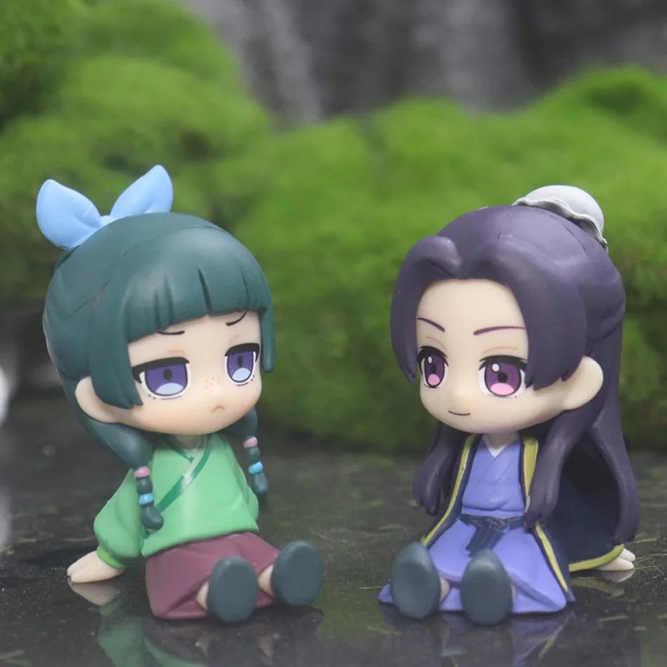 Apothecary Diaries Maomao Jinshi Ren Mini Q Version Figure - Cute Anime Desk Ornament PVC Model Gift for Fans