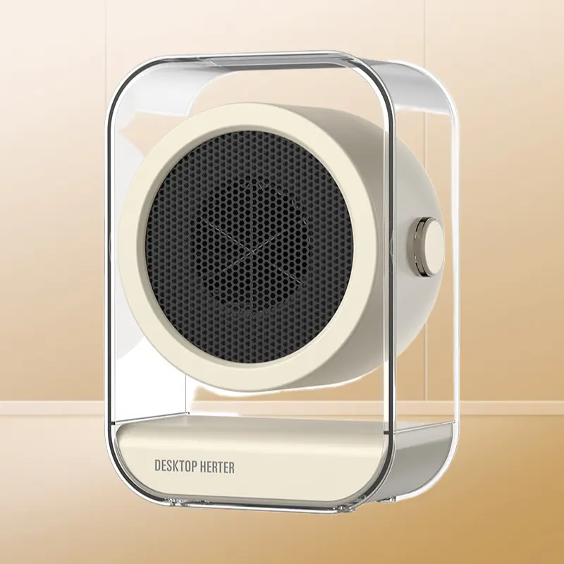 Sturdy Corded Portable Electric Space Heater - 196*266mm Compact Look, Adjustable Temperature Control, Energy Efficient, Instant Warmth, Fast Heating, Indoor, Space-Saving, Control Buttons, Modes, Heat Levels for Home, Office