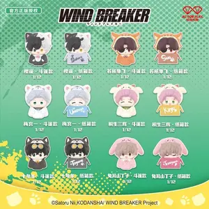 2025 New Genuine Wind Breaker Mini Animal Figures Dolls Blind Box Desktop Decoration Accessories Toys Guess Bags Desk Decor Gift