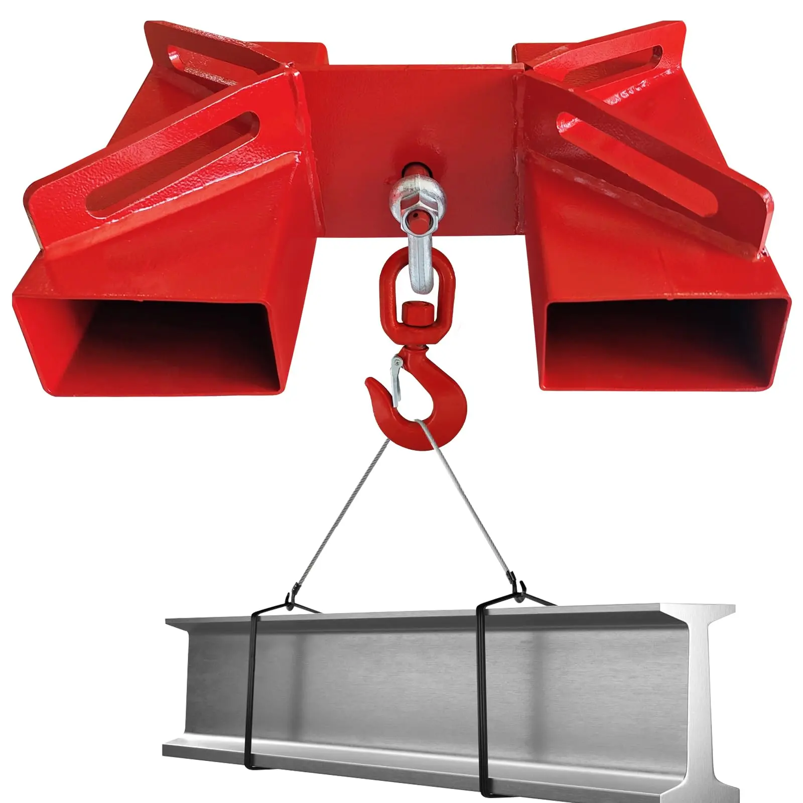GAOMON Forklift Hook - 6600lb High Capacity Swivel Hoist Attachment for Lifting Heavy Loads
