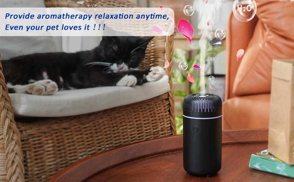 Car Diffuser Humidifier USB Aromatherapy Essential Oil Air Freshener USB Cool Mist Mini Portable Diffuser for Car Home Office Bedroom (Black) smart  car  freshener car  cologne