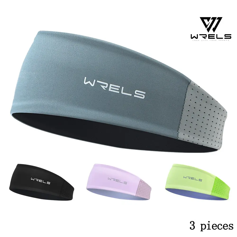 Wrels Sports Sweatband, Yoga Fitness Breathable Headband, Outdoor Running Basketball Absorbent Headband, Workout Headbands, Gym Headband, Athletic Headbands, Hair Accessories for Women & Men