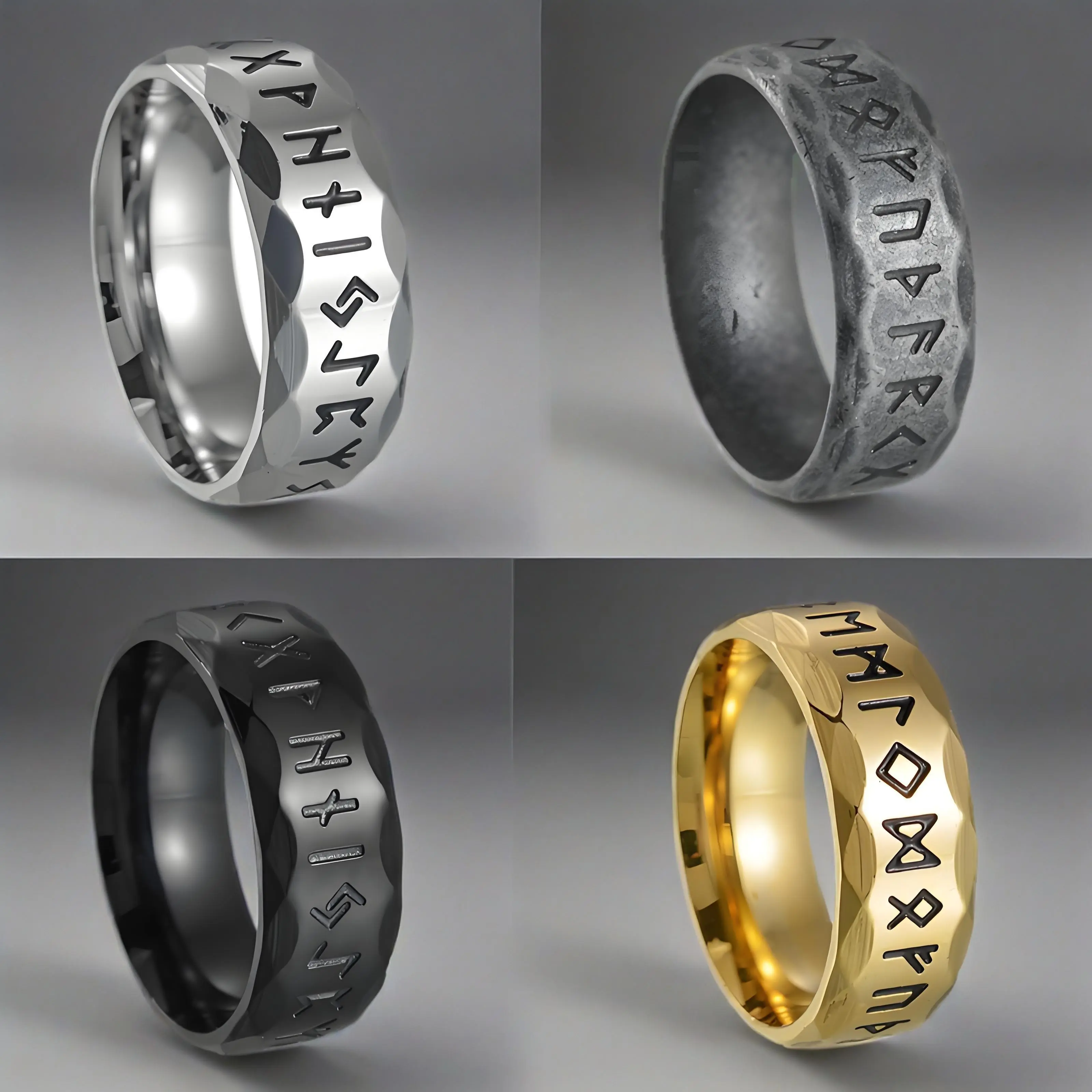 1pc Men's stainless-201 Stainless Steel rings retro Odin Viking rune for teen RING Amulet fashion Jewelry Gift