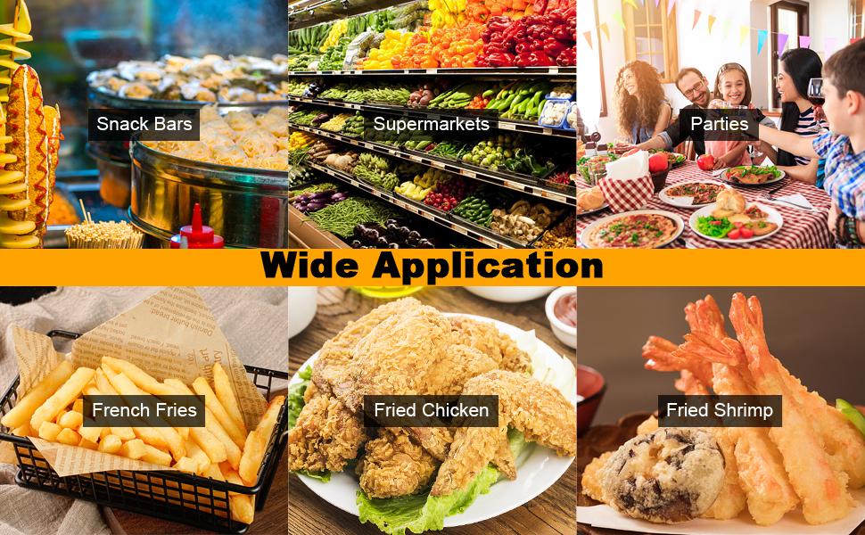 ROVSUN 11.4QT Electric Deep Fryer w/Basket & Lid, Countertop Kitchen Frying Machine, Temperature Adjustable Stainless Steel French Fryer for French Fries, Onion Rings, Donuts, 2500W 60Hz 110V