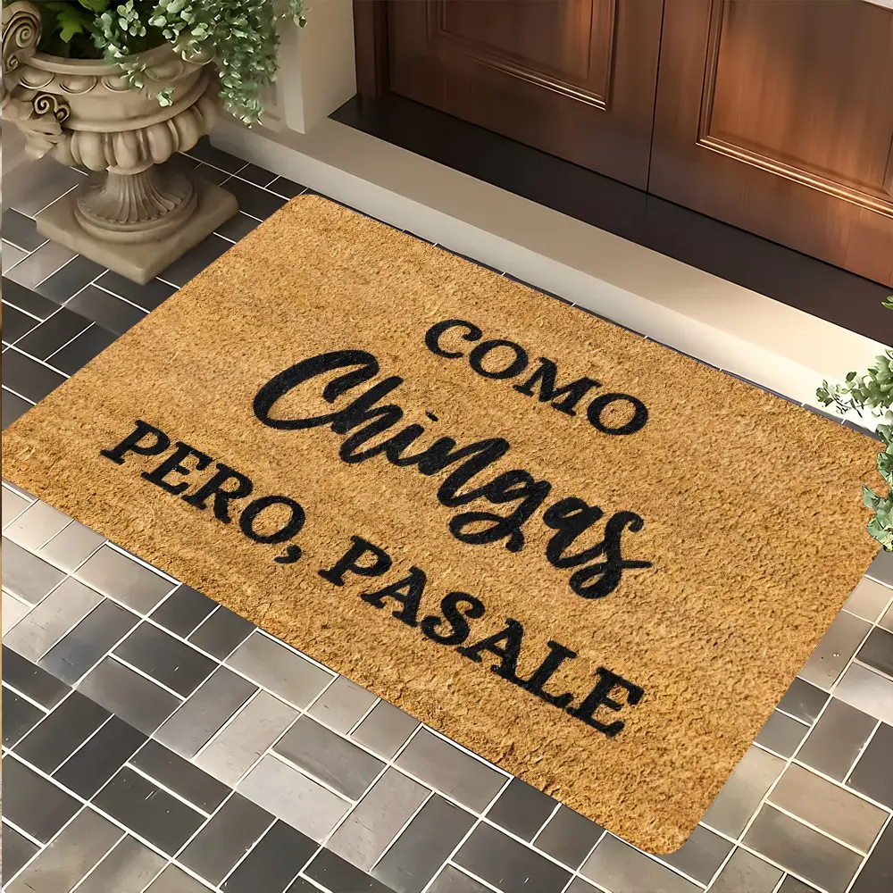 Funny Mexican Quote Doormat, Front door mat, Minimalist Vintage Design Entrance Rug, Highly Absorbent Floor Mats, Anti-slip Quick drying Soft Carpets, Indoor Outdoor Entrance Carpet Home Decor, Gifts for Family and Friends
