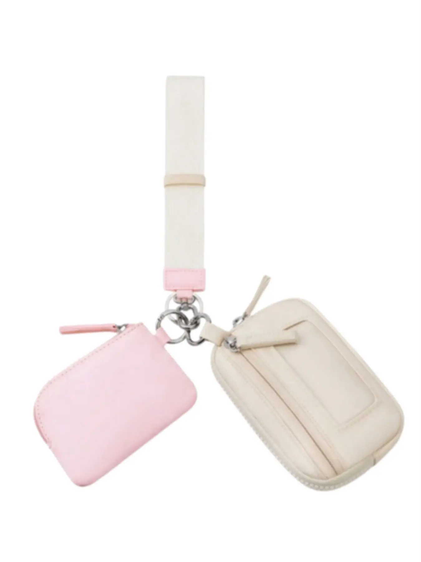 2pcs Mini Wristlet Coin Purse Set, Cute Card Holder Key Pouch, Compact Wallet Organizer, Perfect Gift for Women & Girls