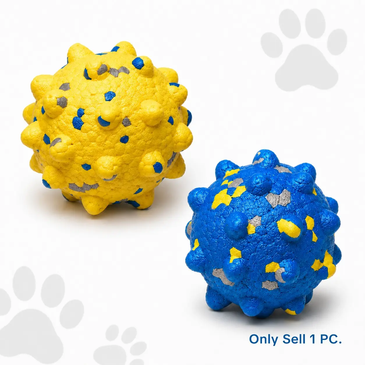 Indestructible Etpu Dog Ball Toys, Tough Durable Chew Toy for Aggressive Chewers, for Pitbull & German Shepherd, Teeth Cleaning, High Bounce，Dog Stuff