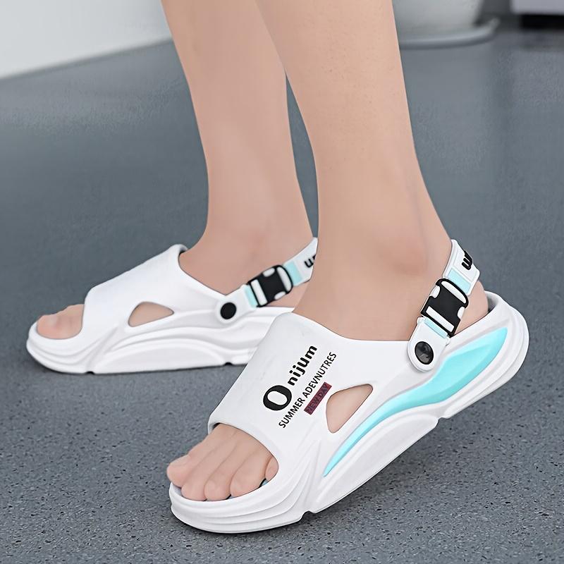 [Massage Cooling Slippers] Unisex Massage & Stress-Relief Cooling Slippers, Summer Anti-Slip & Odor-Resistant Soft-Sole Shock-Absorbing EVA Sandals, Trendy & Versatile Slip-On Sandals for Home and Outdoor Use for Men and Women, Women Shoes