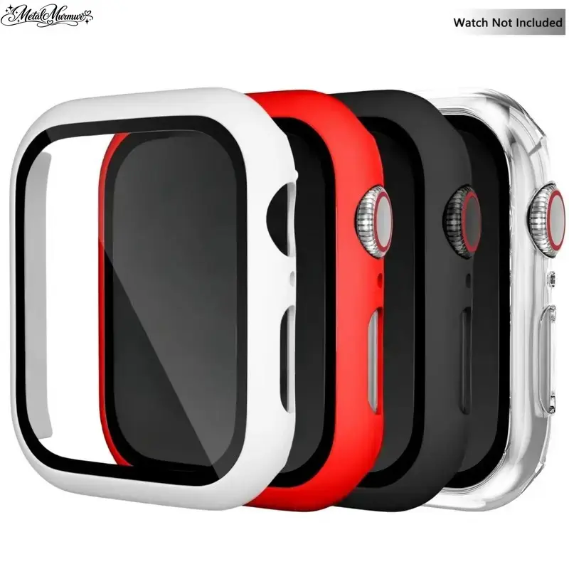 4Pcs Protective Case for iWatch, Body Protector, Compatible with iWatch Series 9, 8, 7, 6, 5, 4, 3, 2, 1, SE, and Ultra (2013–2022), Durable Scratch-Resistant Smartwatch Cover